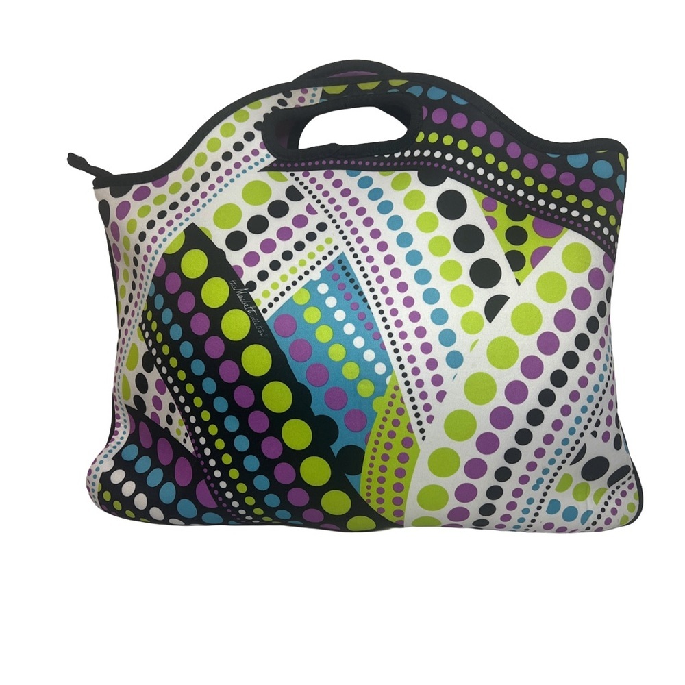 Macbeth Collection Colorful Polka Dot Women's laptop tote